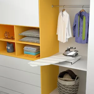 Foldable 180 Retractable Ironing Board Closet Pull-Out Stow Away In The Cabinet - Picture 1 of 12