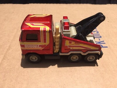 1980 BUDDY L 1/43 WRECKER USED 5” LONG MADE IN MACAU  - Image 1 of 4