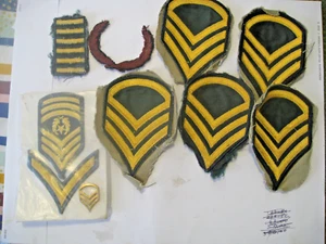 Military Patches Lot Used & 1 New With Metal Pin in Package - Picture 1 of 5