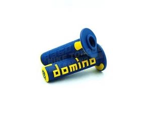 Domino Blue & Yellow A360 Offroad Grips to fit Lexmoto Bikes - Picture 1 of 1
