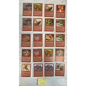 MTG Magic The Gathering 20 Card Lot Giant Strength, Sabretooth Tiger - Picture 1 of 6