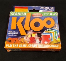 KLOO's Learn to Speak Spanish Language Card Games Pack 1 (Decks 1 & 2)