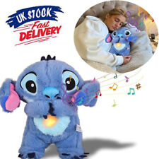 Blue Stitch Breathing Musical Soothing Doll Sleep Toys Anxiety Relief Plush Toys
