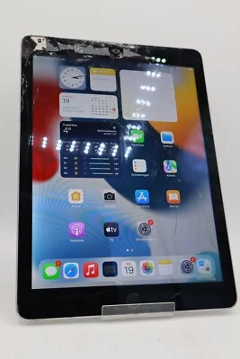 Apple iPad Air 2 128GB WLAN A1566 Space Grau Displayschaden #5252 - Bild 1 von 4