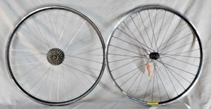 Juego de ruedas híbridas para bicicleta de carretera Araya Racine Elite 700c 6SP rueda libre 130/100 envíos a EE. UU. - Imagen 1 de 24