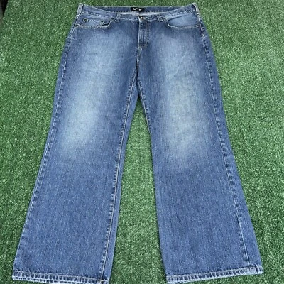 De colección Apt. 9 Jeans Para Hombre 41x30" Azul Pierna Ancha Sueltos Hip Hop Rave Patinador Sueltos Y2K Foto 1 de 4