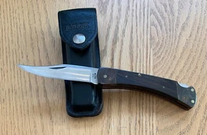 RARE EARLY 2 LINED INVERTED BUCK 110 KNIFE USED BRT5 - Picture 1 of 8