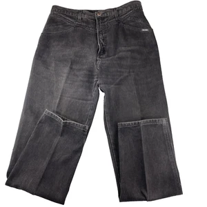 VTG Rocky Mountain Jeans Womens 19/20 Black Denim Pants Western 35 x 32.5 Long - Picture 1 of 10
