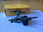 Vintage Dinky No 693 7.2 Howitzer With Army Gun Loader And Reproduction Box