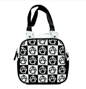 RCSC032W Addicted Black & White 'Anarchy' Handbag Purse - Bild 1 von 4