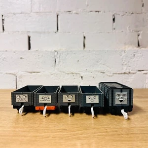 5x Grey Troublesome Trucks Lot - Thomas The Tank & Friends Trackmaster Trains - Picture 1 of 14