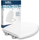Amazon Brand - Umi Toilet Seat, Soft Close Toilet Seat with Quick Release for Ea