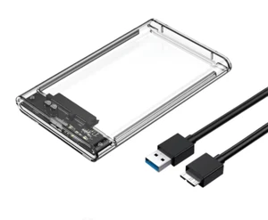 2.5" SATA USB 3.0 Hard Drive Disk Case HDD SSD Enclosure External Laptop - Picture 1 of 3