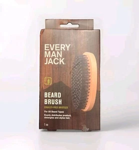 Every Man Jack Men's Beard Brush - Cruelty-Free Bristles (For All Beard Types) - Picture 1 of 2