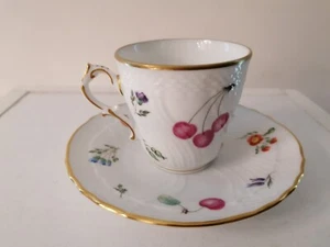 RICHARD GINORI Italian Fruit vecchio Ginori - 6 Tazzine con sottopiatti