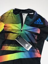 adidas Cycling Jersey Adistar Pride Women’s Size XS Rainbow NWT