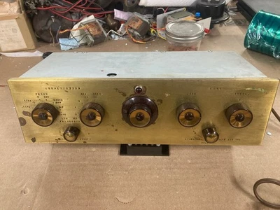 Preamplificador de tubo delantero de latón Altec A440A Foto 1 de 4