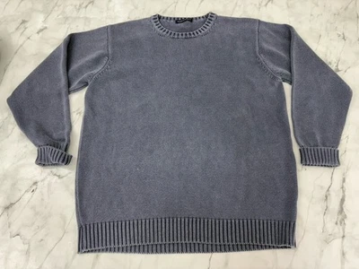 Suéter Brandy Melville Azul Algodón Tejido Talla Única Hecho en Italia Cuadrado Acanalado Foto 1 de 4