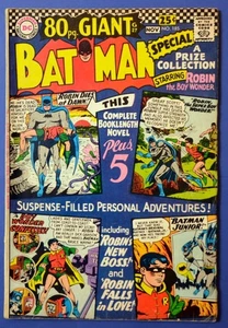BATMAN 185 (80 pg. Giant), Silver Age DC Comics, 1966 - Picture 1 of 6