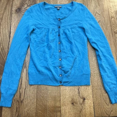 Apt. 9 100% Cashmere Cardigan Sweater in Blue, Women's Size S - Image 1 of 4