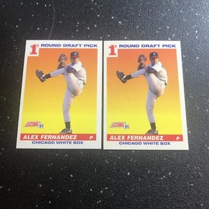 1991 Score - Alex Fernandez #382 (RC) MLB Chicago White Sox Pitcher - Picture 1 of 2