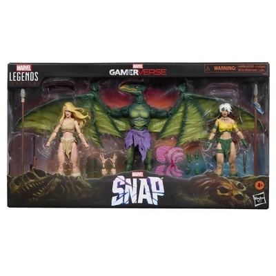 HASBRO MARVEL LEGENDS SERIES GAMERVERSE MARVEL SNAP SAVAGE LAND PAQUETE DE 3 Foto 1 de 4