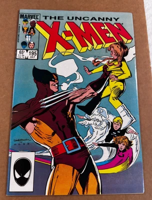 Uncanny X-Men #195, 1985 - Marvel Comics - Chris  Claremont -VG - Image 1 of 4