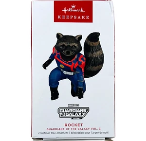 2023 Hallmark Keepsake Rocket Guardianes de la Galaxia VOLUMEN 3 adorno - Imagen 1 de 4