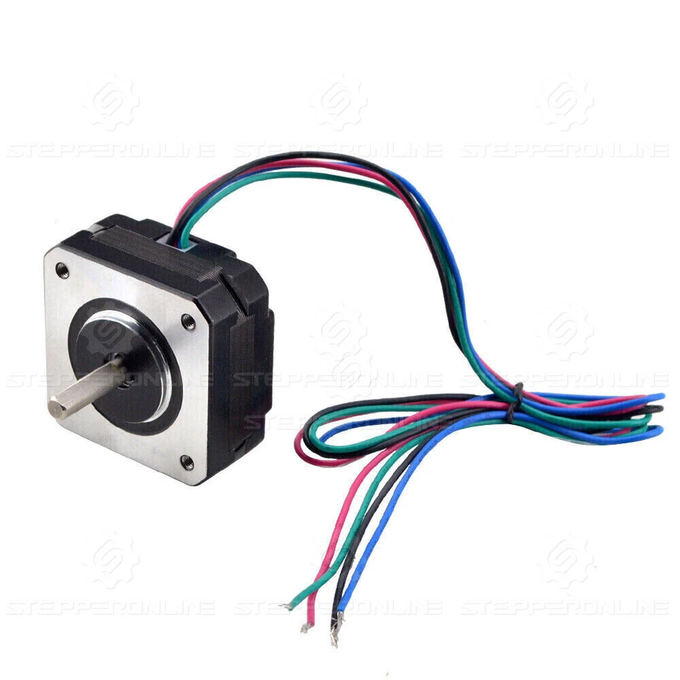 STEPPERONLINE Nema17 Stepper Motor 17HS08-1004S Short Body 22.6oz.in 20mm 1A CNC