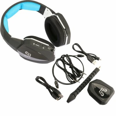 HUHD HW-398M 2.4Ghz Fiber-optical Wireless  Dobby Digital Gaming Headset - Image 1 of 4
