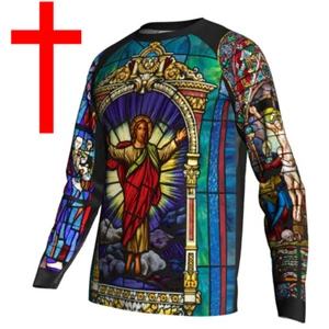 Camiseta deportiva de ciclismo de motocross de iglesia MTB Bicicleta de montaña Mx Chaqueta de carreras Camisa de montaña Abrigo para el torso - Imagen 1 de 5