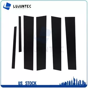 Para Honda Accord 2008-2012 postes de pilar negro brillante cubierta puerta moldura ventana 6 piezas - Imagen 1 de 6