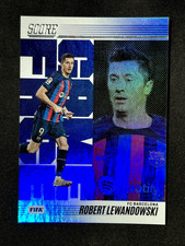 Robert Lewandowski GAME FACE Barcelona insert FIFA score 2022-23 Panini card