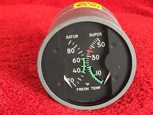 LEWIS ENGINEERING 3" FREON TEMPERATURE INDICATOR MODEL 177BDL2W - Picture 1 of 7