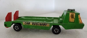Matchbox Super Kings Car Transporter K-114 Green 1975 Car Recovery Truck - Picture 1 of 12
