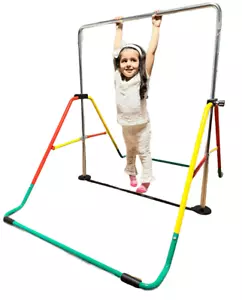 Gymnastics Bar Foldable Kip Bar Horizontal Monkey Bar Tower 120 LBS Capacity - Picture 1 of 6