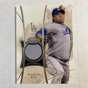 2014 Topps Tier One Hyun-Jin Ryu Jsy Patch 23/254 AD - Picture 1 of 2