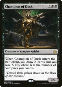 MTG CHAMPION OF DUSK EXC - CAMPIONE DEL VESPRO - RIX - MAGIC - Imagen 1 de 1