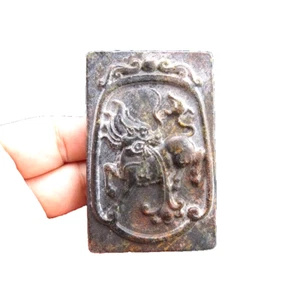 China,old jade,hongshan culture,collectibles,Black magnet,rare kirin,pendant Y03 - Picture 1 of 5