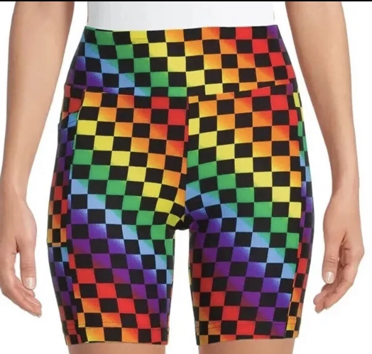 No Boundaries ~ Pantalones Cortos de Bicicleta Multicolor ~ Poliéster/Spandex ~ Pequeño para Juniors (3-5) Foto 1 de 4