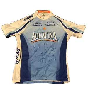 Aquafina Water Damen Radtrikot Large Sugoi Bike Fahrrad Half Zip SS Blie - Bild 1 von 9