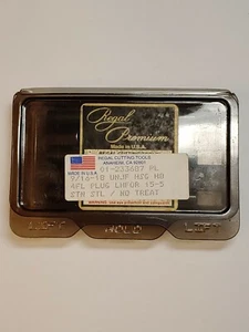 9/16-18 Left Hand Tap, HSS, 4 FLUTE, PLUG, 3 PACK, Regal Premium Made in U.S.A. - Picture 1 of 4