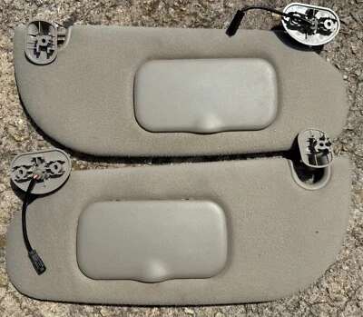 Parasoles iluminados de tela gris piedra Ford Explorer Mercury Mountaineer OEM 06-10 Foto 1 de 3