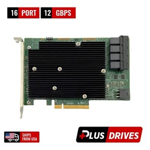 LSI 9300-16i 16 Port 12Gbps SAS 3 Host Bus Adapter TrueNAS UnRAID ZFS IT-Mode - Picture 1 of 7
