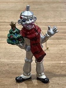 Vintage Wizard of Oz Tin Man Plastic Mold Christmas Ornament Kurt Adler Read - Picture 1 of 10