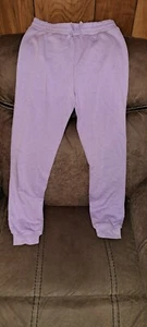 Girls Purple Sweat Pants Size 14 - Picture 1 of 1