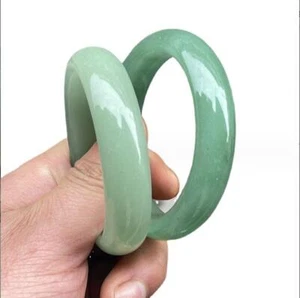 Natural Green Dongling Jade Bracelet Fashion Boutique Jewelry - Picture 1 of 13