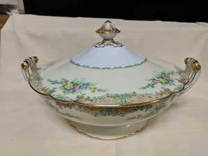 Vtg Noritake Erda Round Covered Vegetable Bowl  - Picture 1 of 6