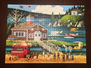 Charles Wysocki BIRDS OF A FEATHER 1000 piezas Puzzle Buffalo COMPLETO - Imagen 1 de 8