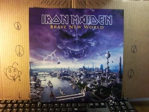 Orig Vintage Iron Maiden Brave N World 2000 12x12 Promo Flat/poster Not a record - Picture 1 of 3